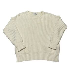 AMI Alexandre Mattiussi Rib Knit Crewneck Sweater Men's XS Minimalist